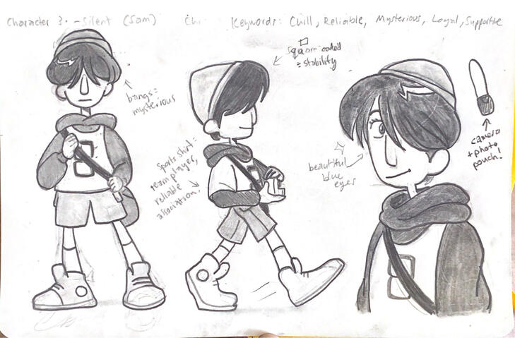 Early Character Concept Designs - Adam